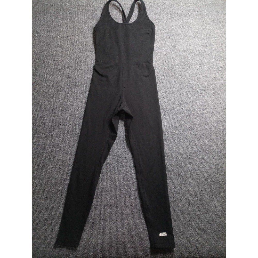 Lovesoft Womens Yoga Jumpsuit Bodysuit Black Racerback Activewear One Piece XS
